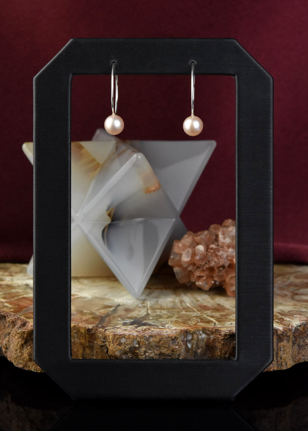 Freshwater Pearl Hoop Earrings