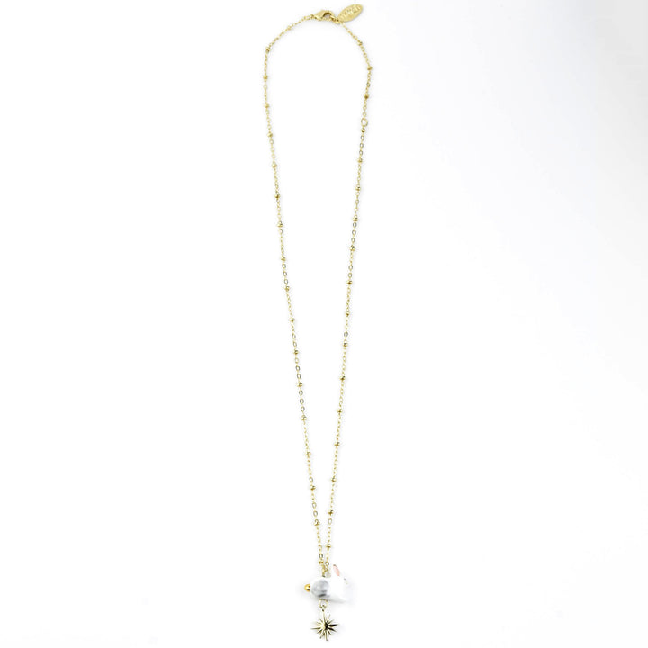 Polar Hare & Sun Necklace - Goldmakers Fine Jewelry