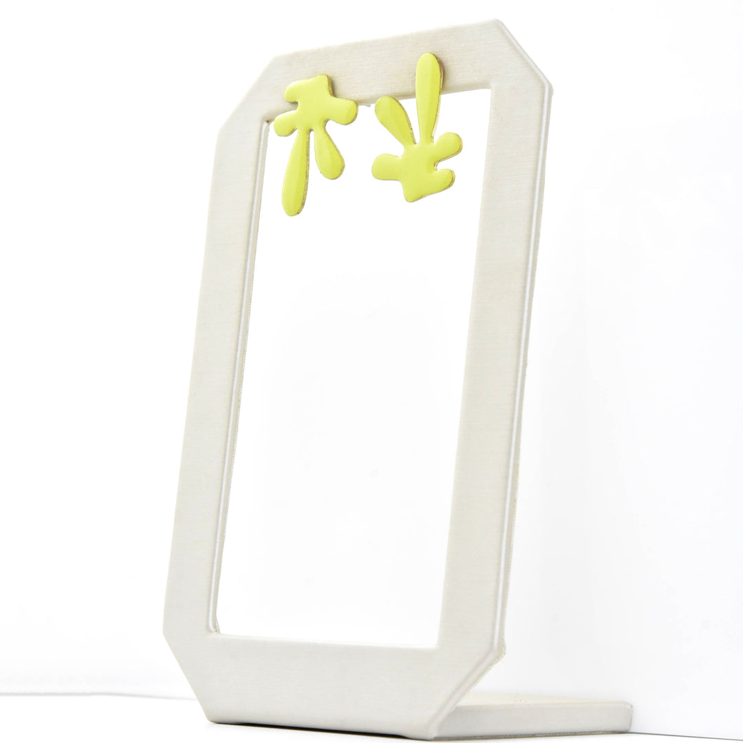 Prince Studs in Lime - Goldmakers Fine Jewelry