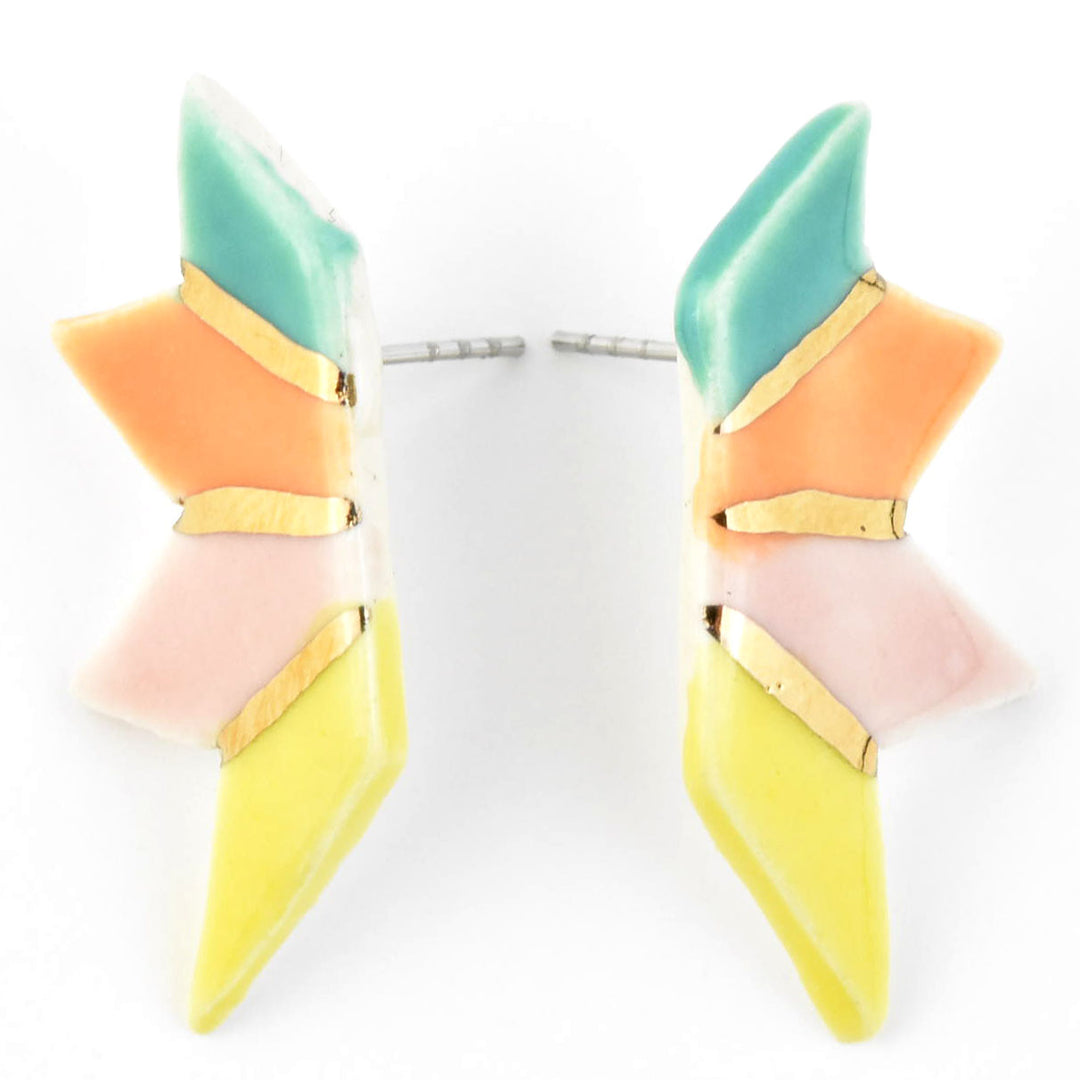 Prismatic Studs - Goldmakers Fine Jewelry