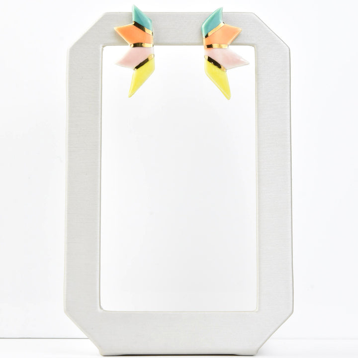 Prismatic Studs - Goldmakers Fine Jewelry