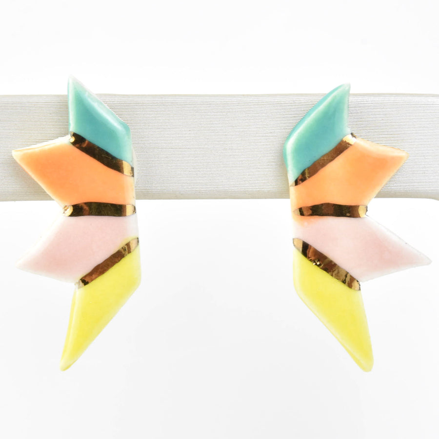 Prismatic Studs - Goldmakers Fine Jewelry