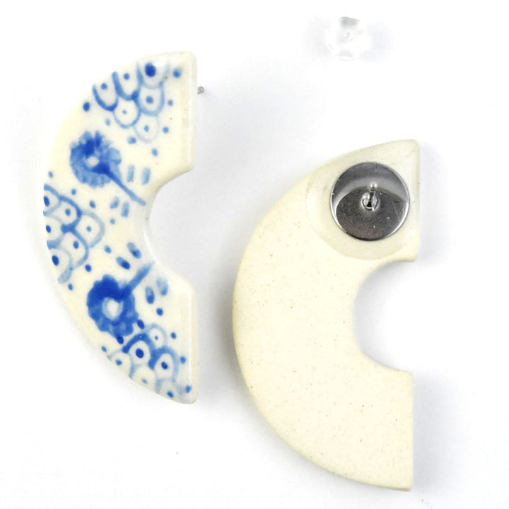 Pueblo Inspired Arch Stud Earrings - Goldmakers Fine Jewelry
