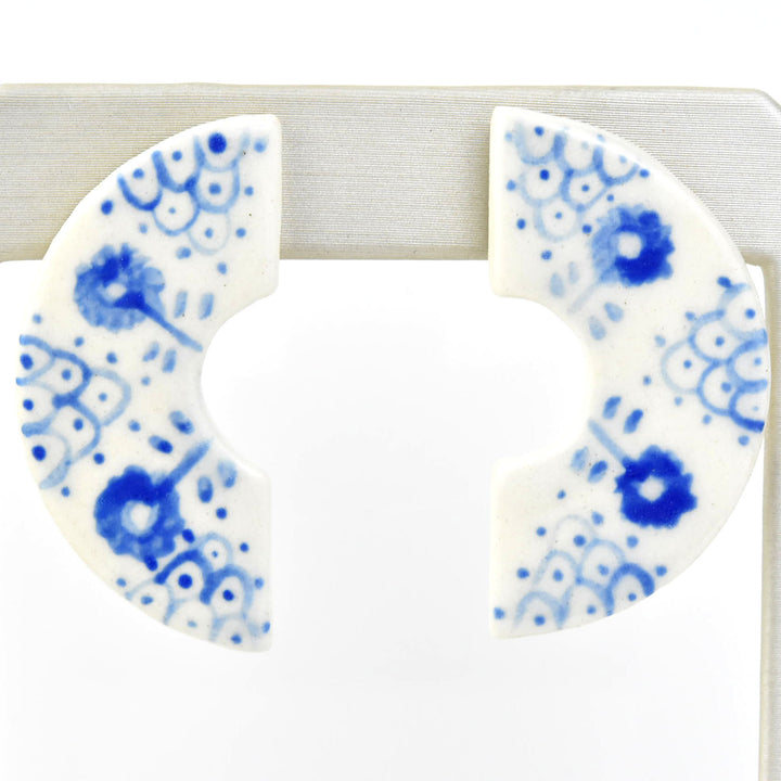 Pueblo Inspired Arch Stud Earrings - Goldmakers Fine Jewelry