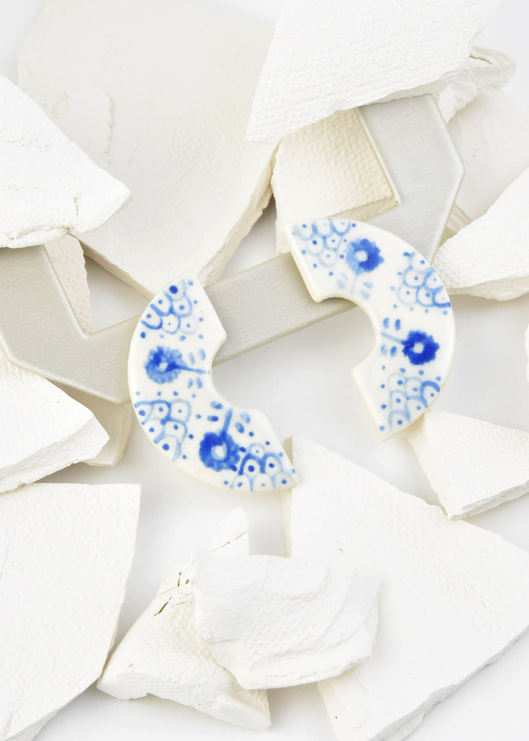 Pueblo Inspired Arch Stud Earrings - Goldmakers Fine Jewelry