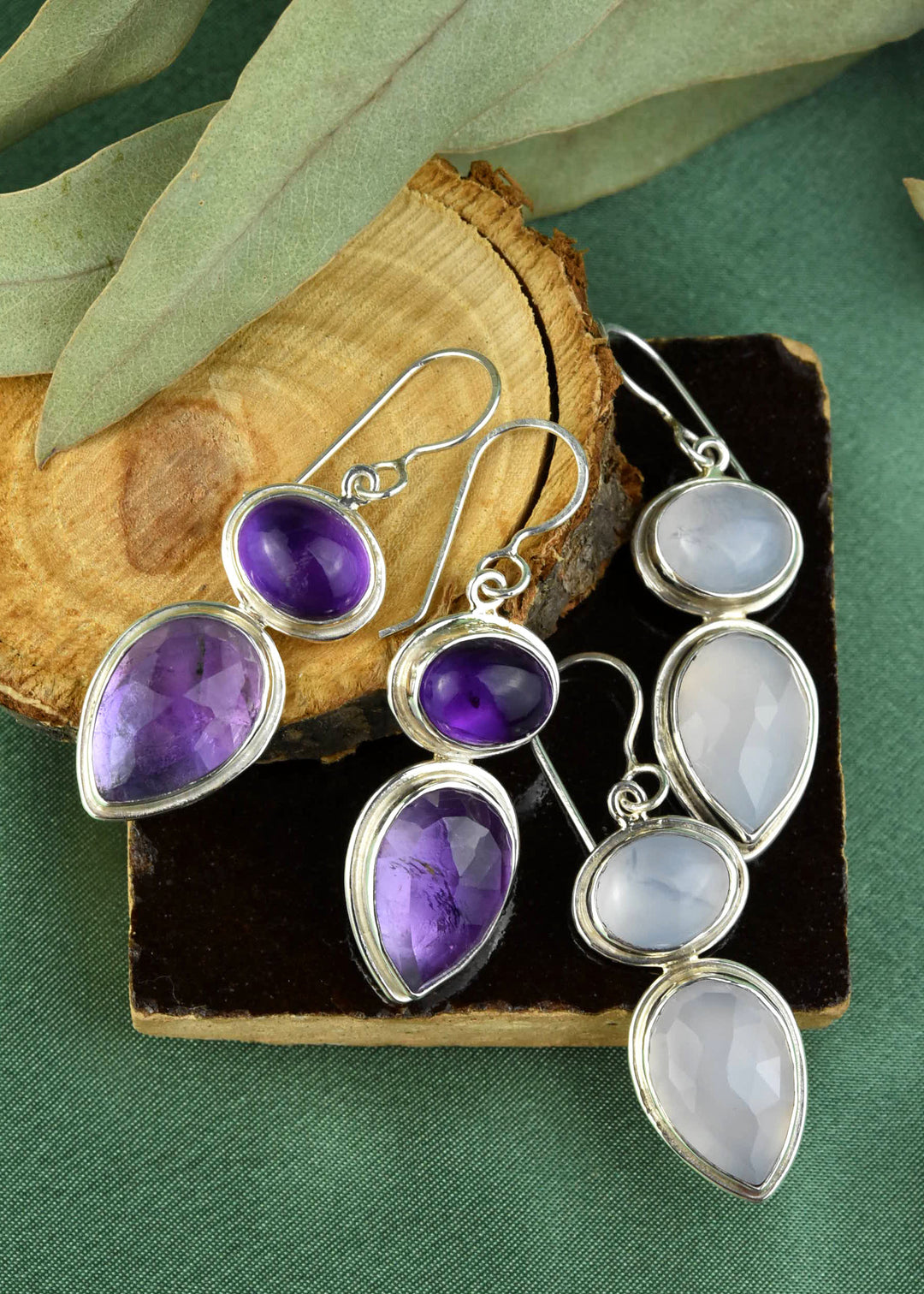 Chalcedony Radiance Earrings - Goldmakers Fine Jewelry