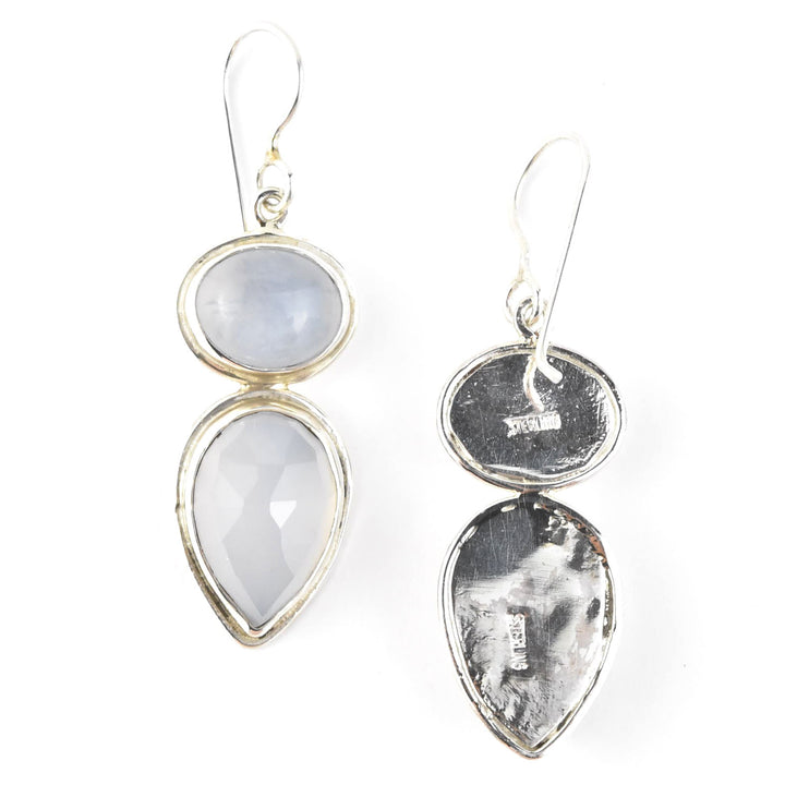 Chalcedony Radiance Earrings - Goldmakers Fine Jewelry