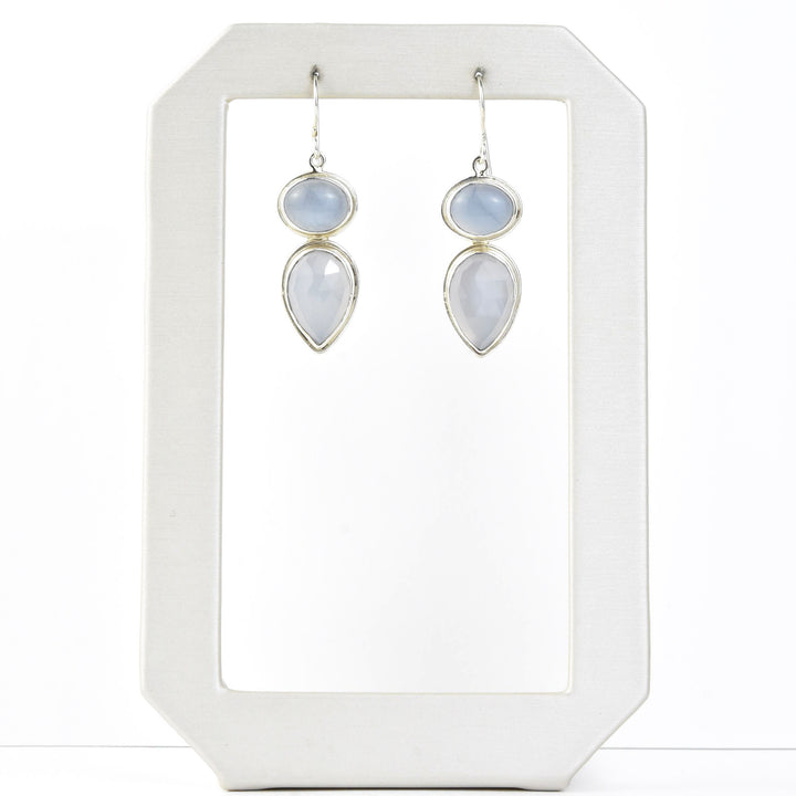 Chalcedony Radiance Earrings - Goldmakers Fine Jewelry