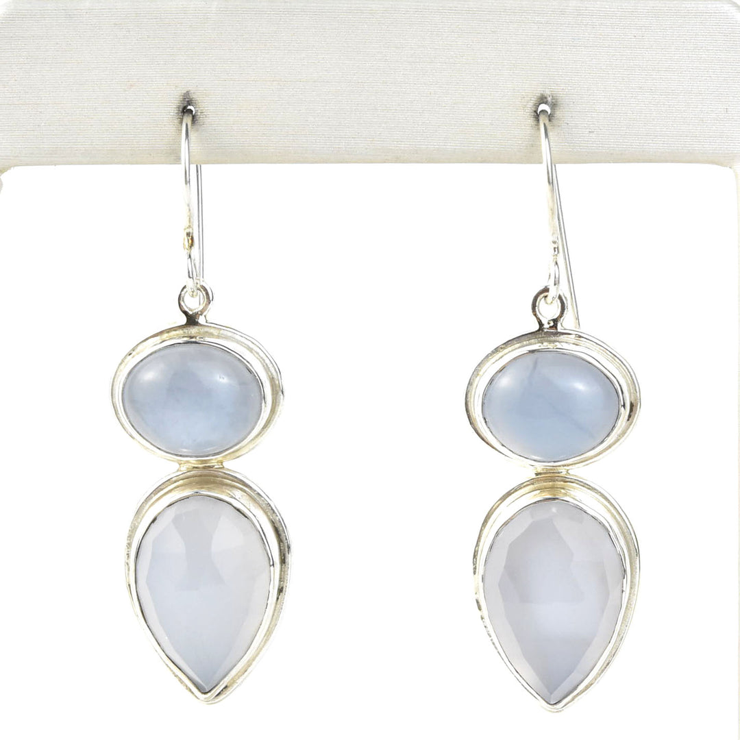 Chalcedony Radiance Earrings - Goldmakers Fine Jewelry