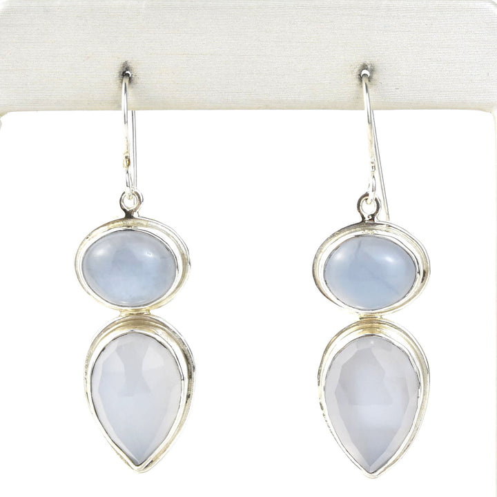 Chalcedony Radiance Earrings - Goldmakers Fine Jewelry