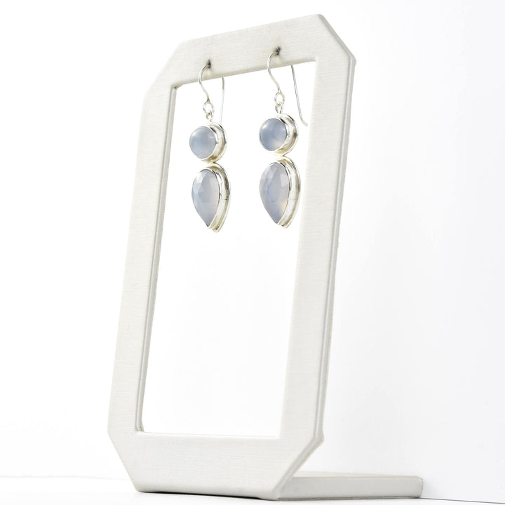 Chalcedony Radiance Earrings - Goldmakers Fine Jewelry
