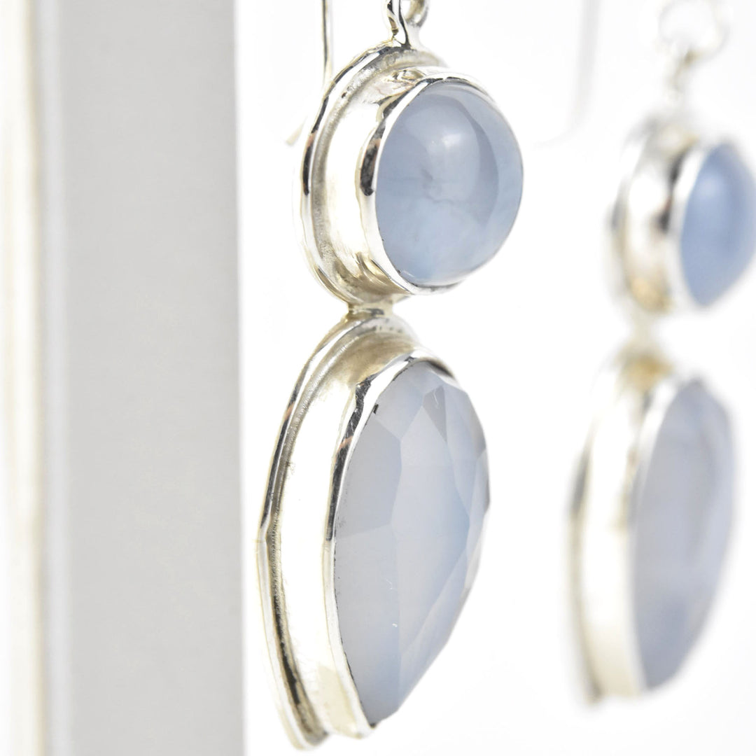 Chalcedony Radiance Earrings - Goldmakers Fine Jewelry