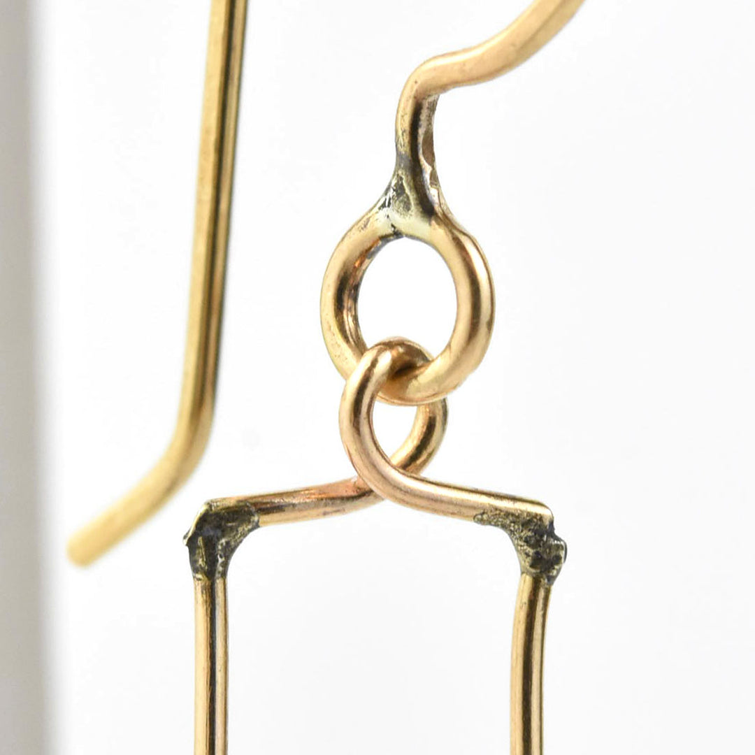 Garnet Wire Dangles - Goldmakers Fine Jewelry