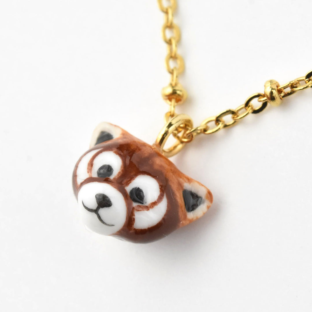 Red Panda Necklace - Goldmakers Fine Jewelry