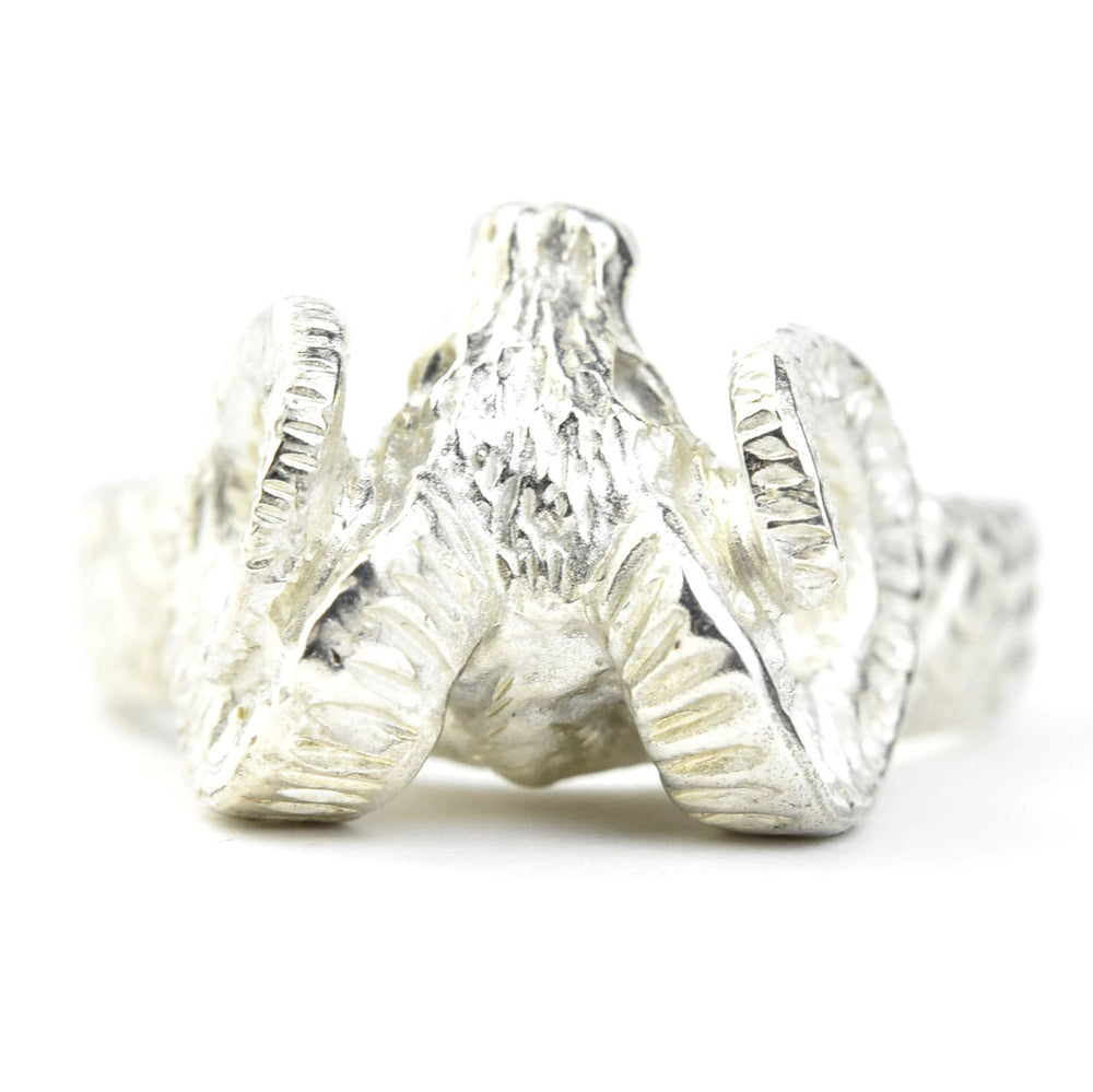 Ram Sterling Silver Ring - Goldmakers Fine Jewelry