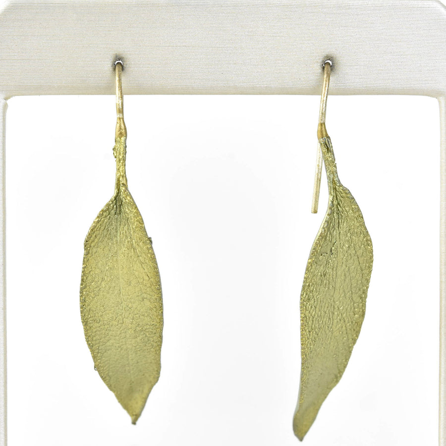 Sage French Ear Wire Earrings - Goldmakers Fine Jewelry
