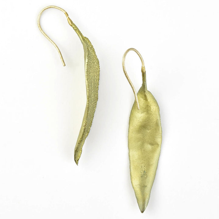 Sage French Ear Wire Earrings - Goldmakers Fine Jewelry
