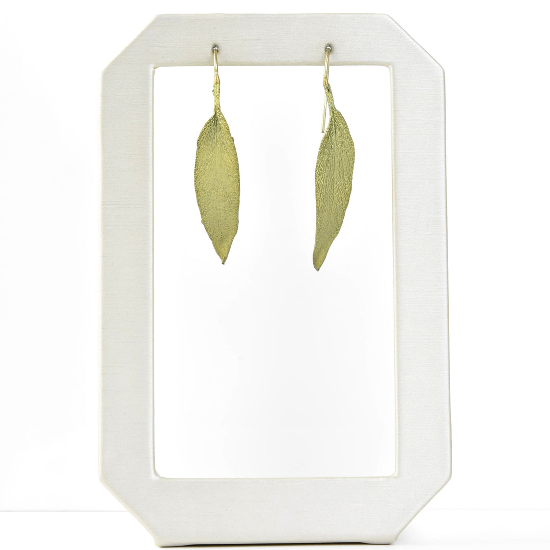 Sage French Ear Wire Earrings - Goldmakers Fine Jewelry