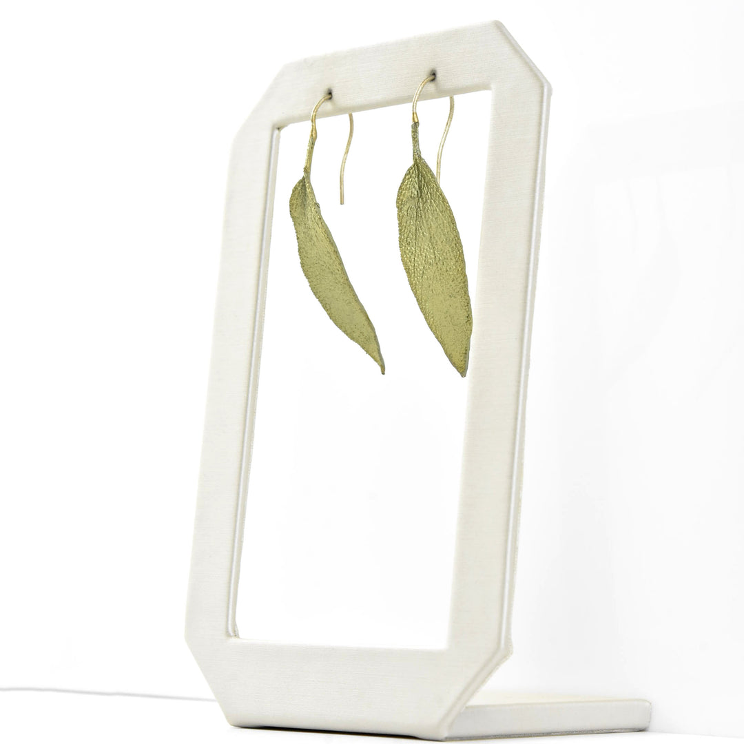 Sage French Ear Wire Earrings - Goldmakers Fine Jewelry