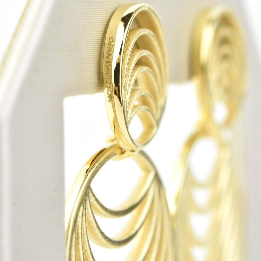 Salvador Long Drop Earrings - Goldmakers Fine Jewelry