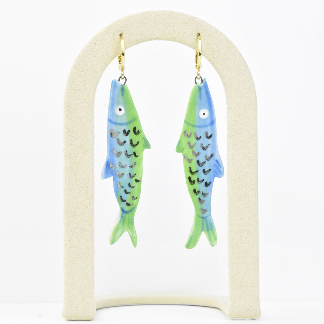 Sardine Earrings - Goldmakers Fine Jewelry