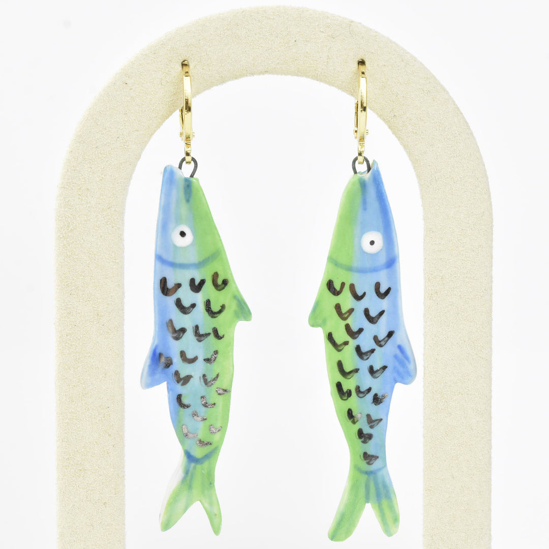 Sardine Earrings - Goldmakers Fine Jewelry