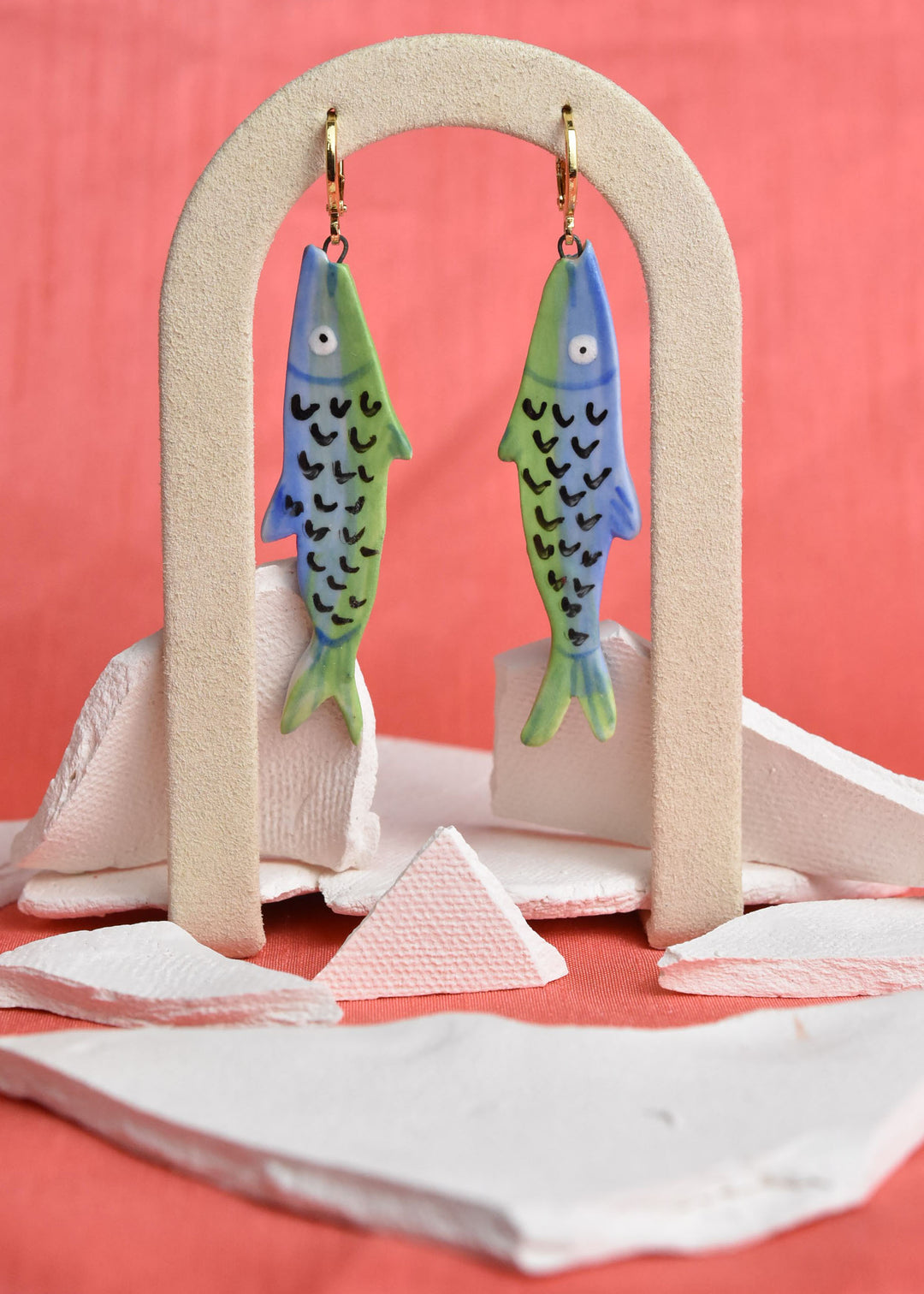 Sardine Earrings - Goldmakers Fine Jewelry