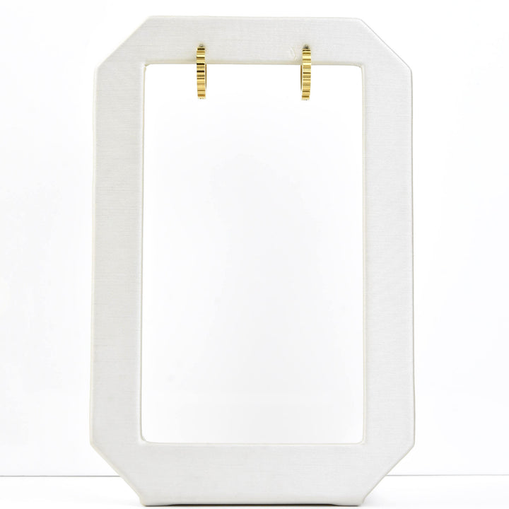 Scalloped Huggie Hoops - Goldmakers Fine Jewelry