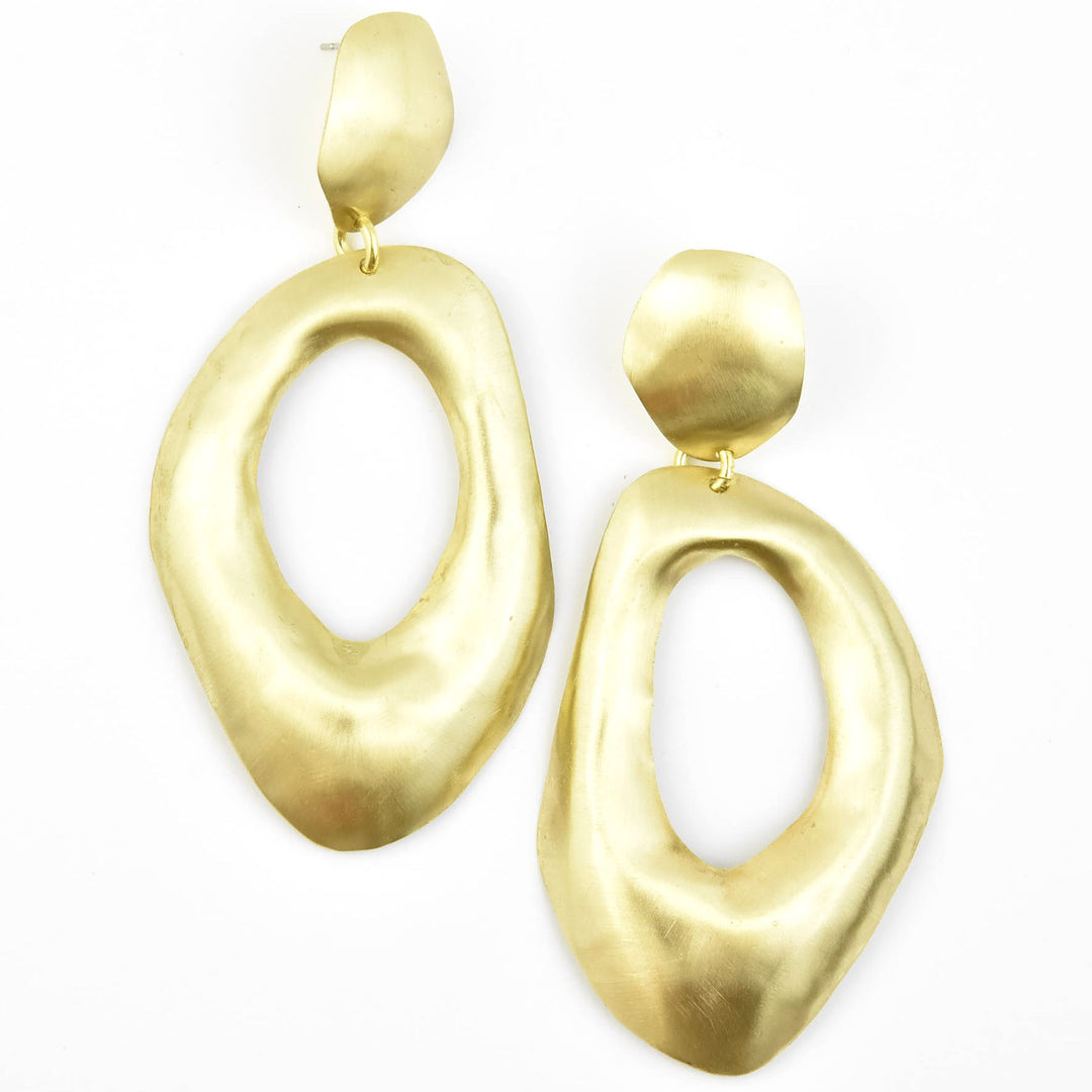 Sculptural Earring Large - Goldmakers Fine Jewelry