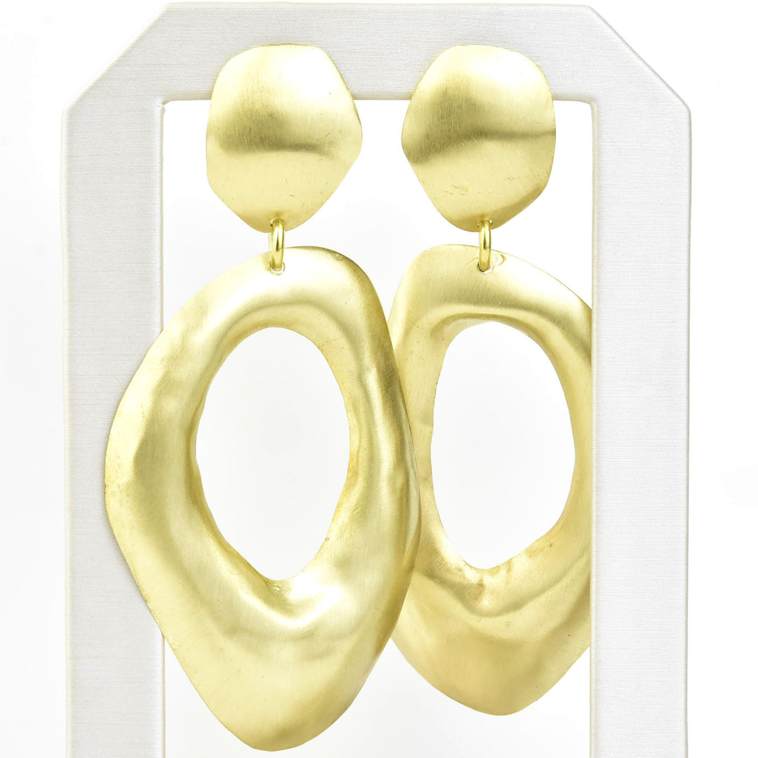 Sculptural Earring Large - Goldmakers Fine Jewelry