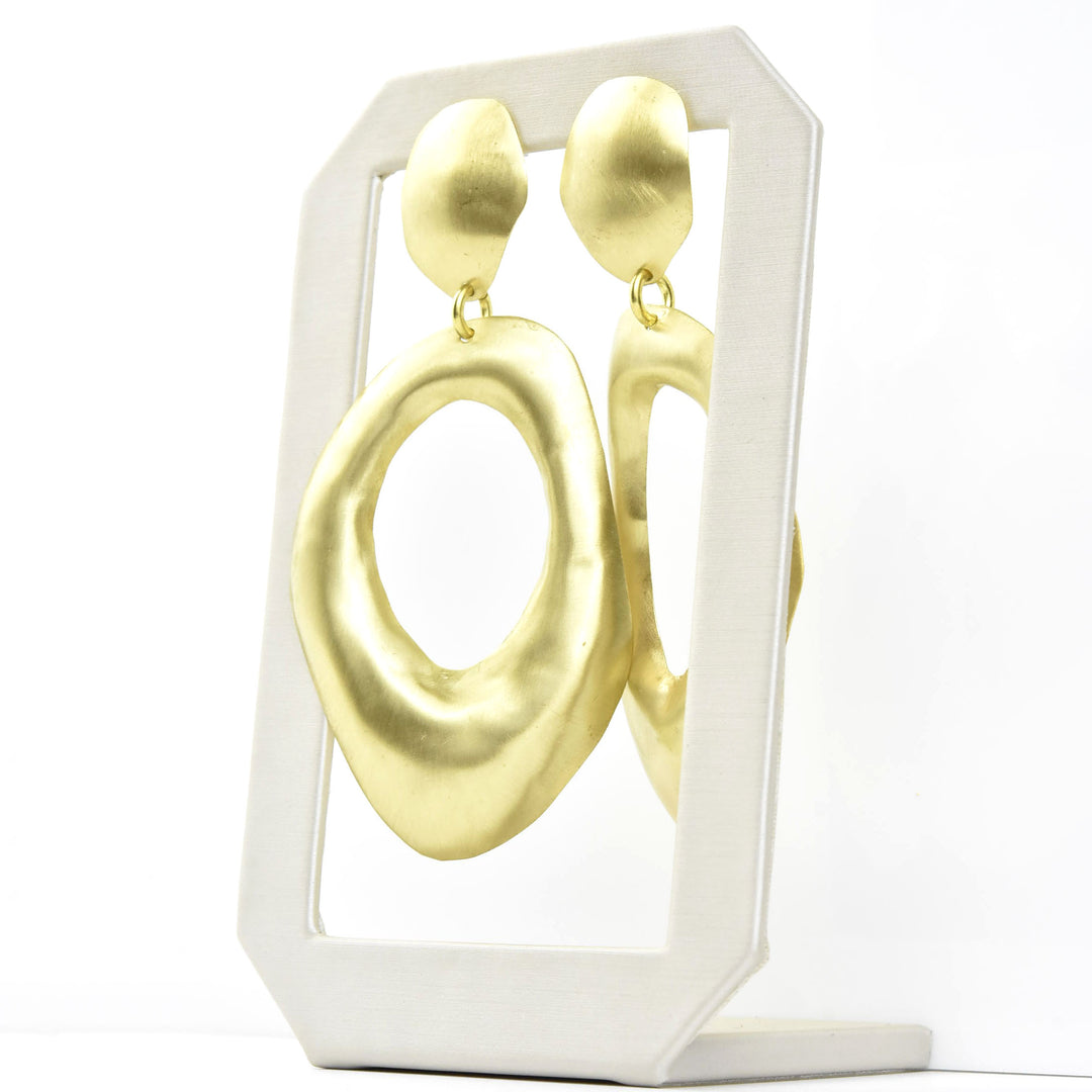 Sculptural Earring Large - Goldmakers Fine Jewelry