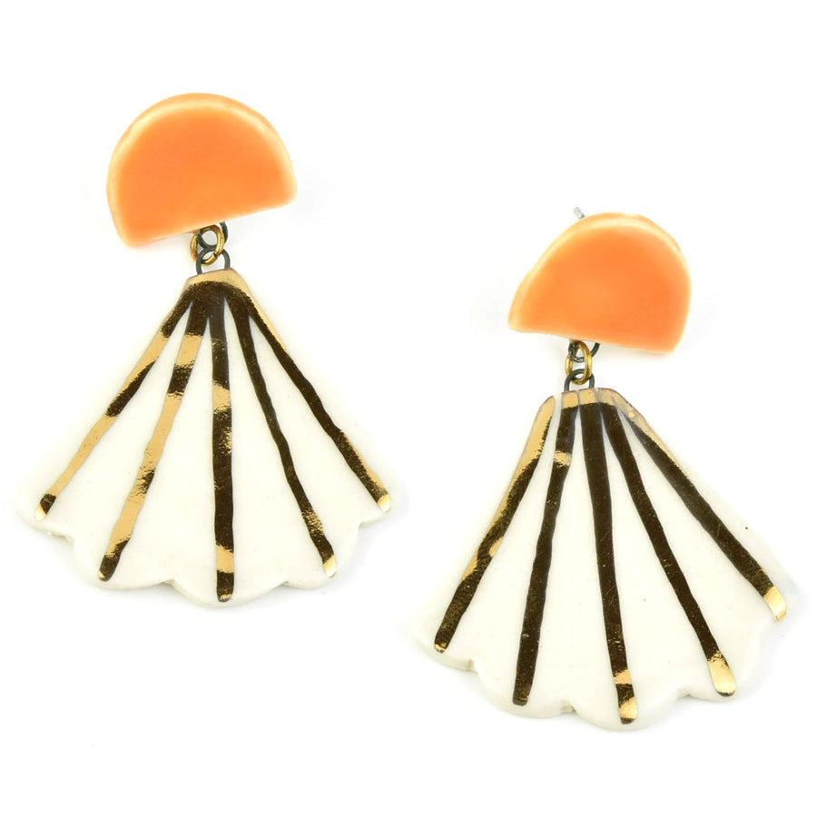 Shuttlecock Earrings - Goldmakers Fine Jewelry