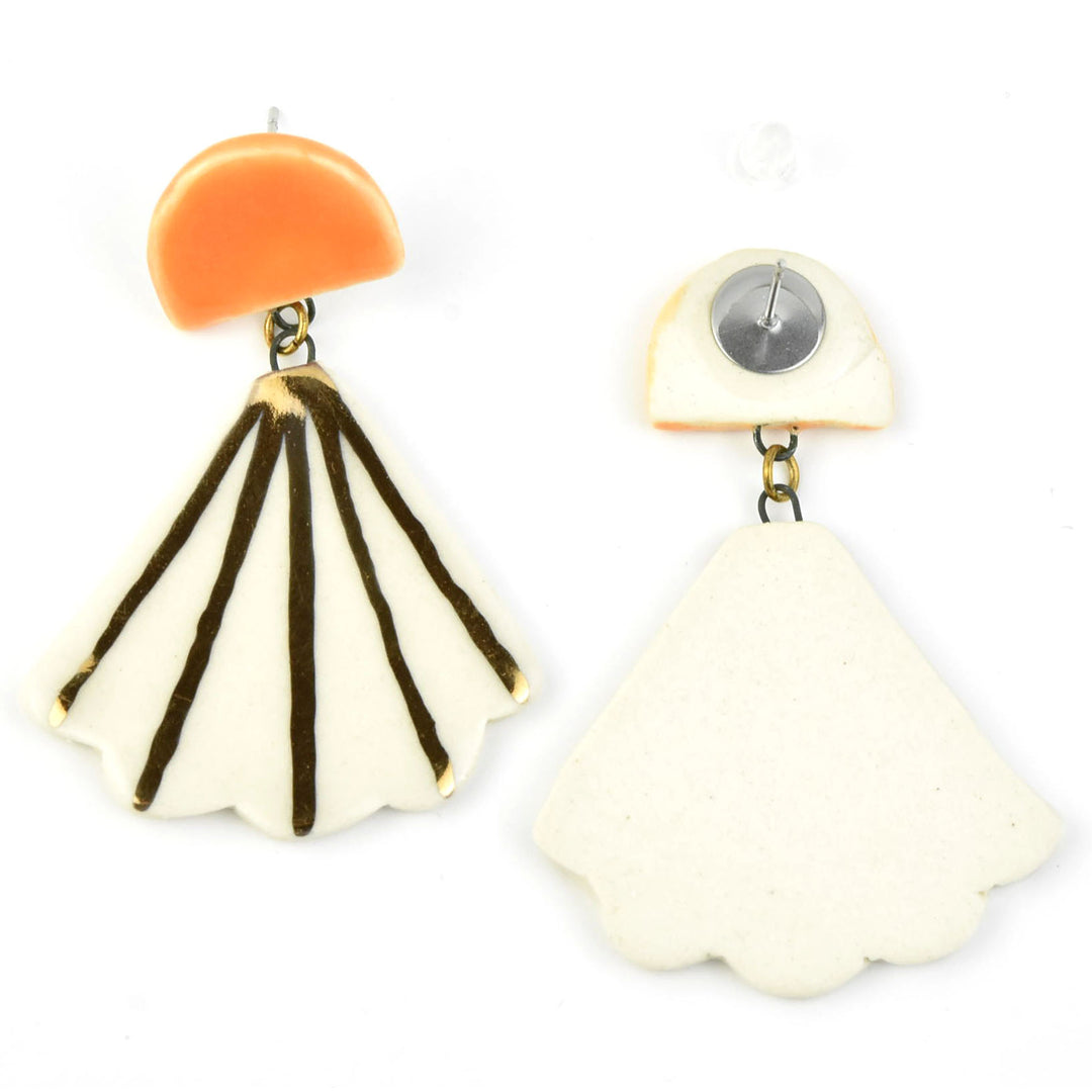 Shuttlecock Earrings - Goldmakers Fine Jewelry
