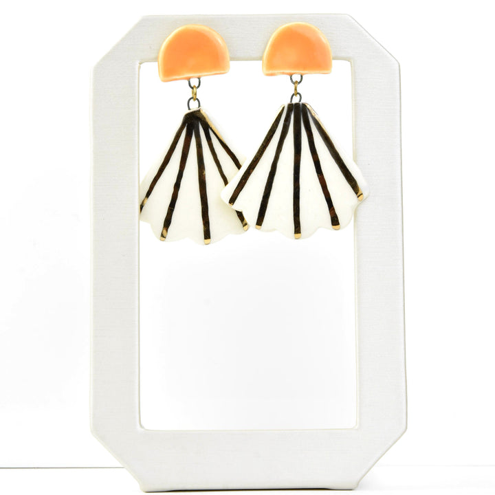 Shuttlecock Earrings - Goldmakers Fine Jewelry