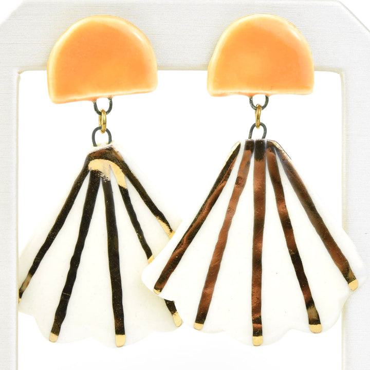 Shuttlecock Earrings - Goldmakers Fine Jewelry