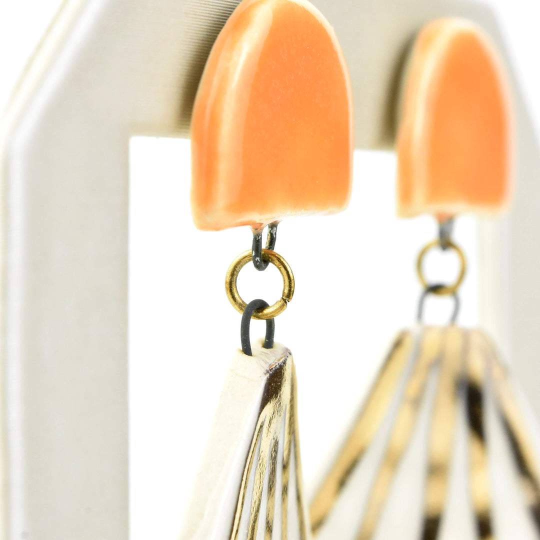 Shuttlecock Earrings - Goldmakers Fine Jewelry
