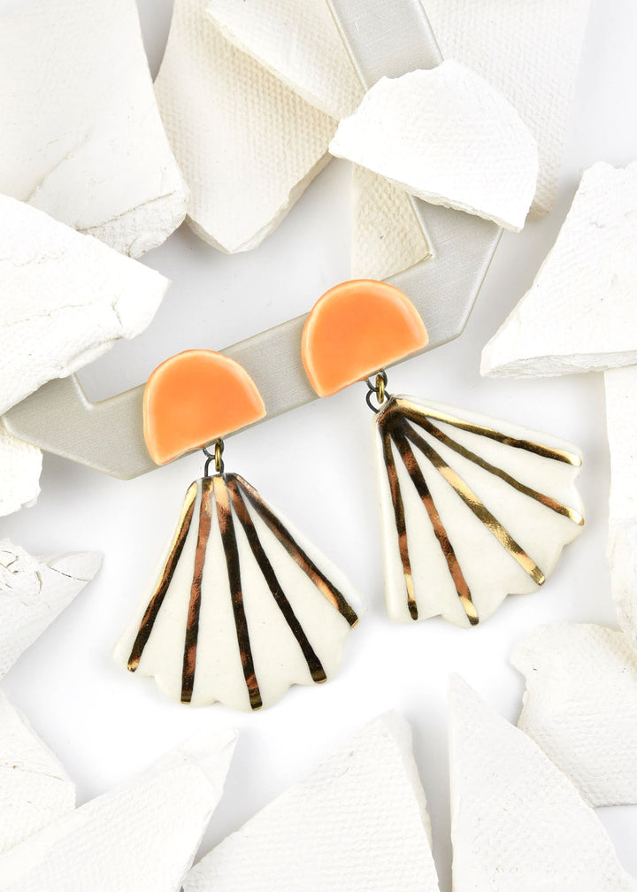 Shuttlecock Earrings - Goldmakers Fine Jewelry