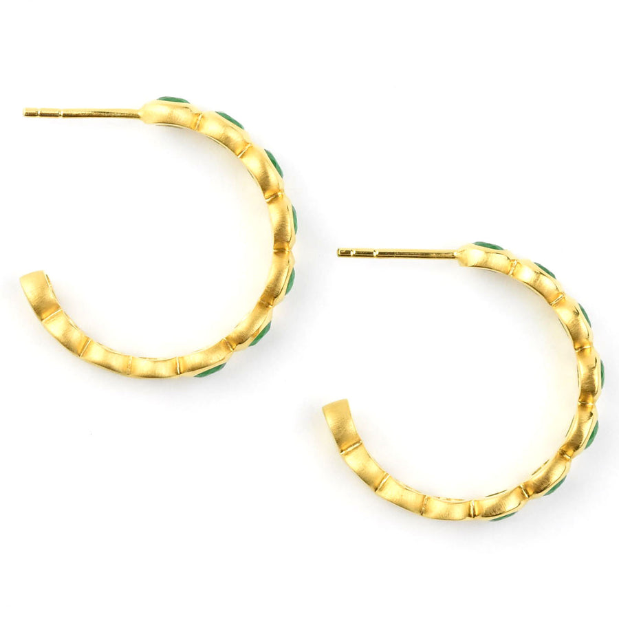 Signature Eternity Hoops Small - Goldmakers Fine Jewelry