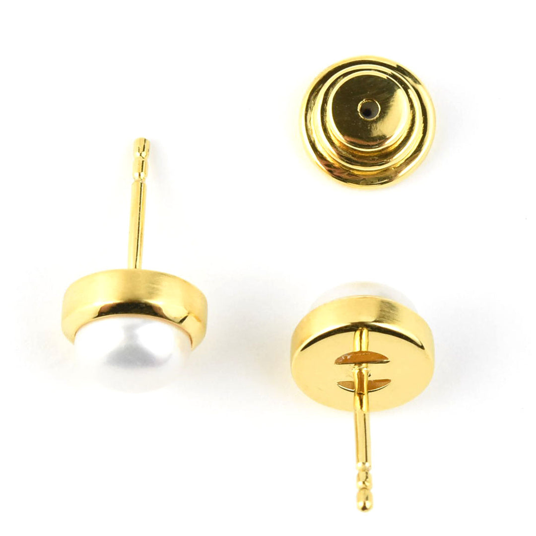 Signature Midi Knockout Studs - Goldmakers Fine Jewelry