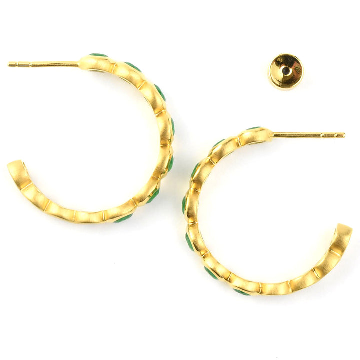 Signature Eternity Hoops Small - Goldmakers Fine Jewelry