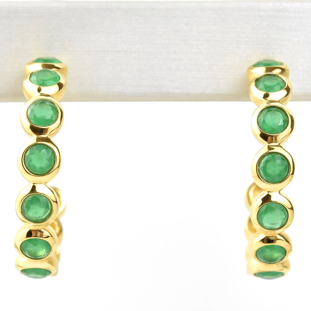 Signature Eternity Hoops Small - Goldmakers Fine Jewelry