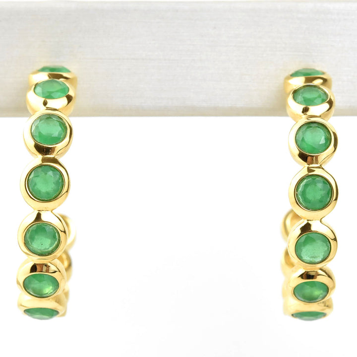 Signature Eternity Hoops Small - Goldmakers Fine Jewelry