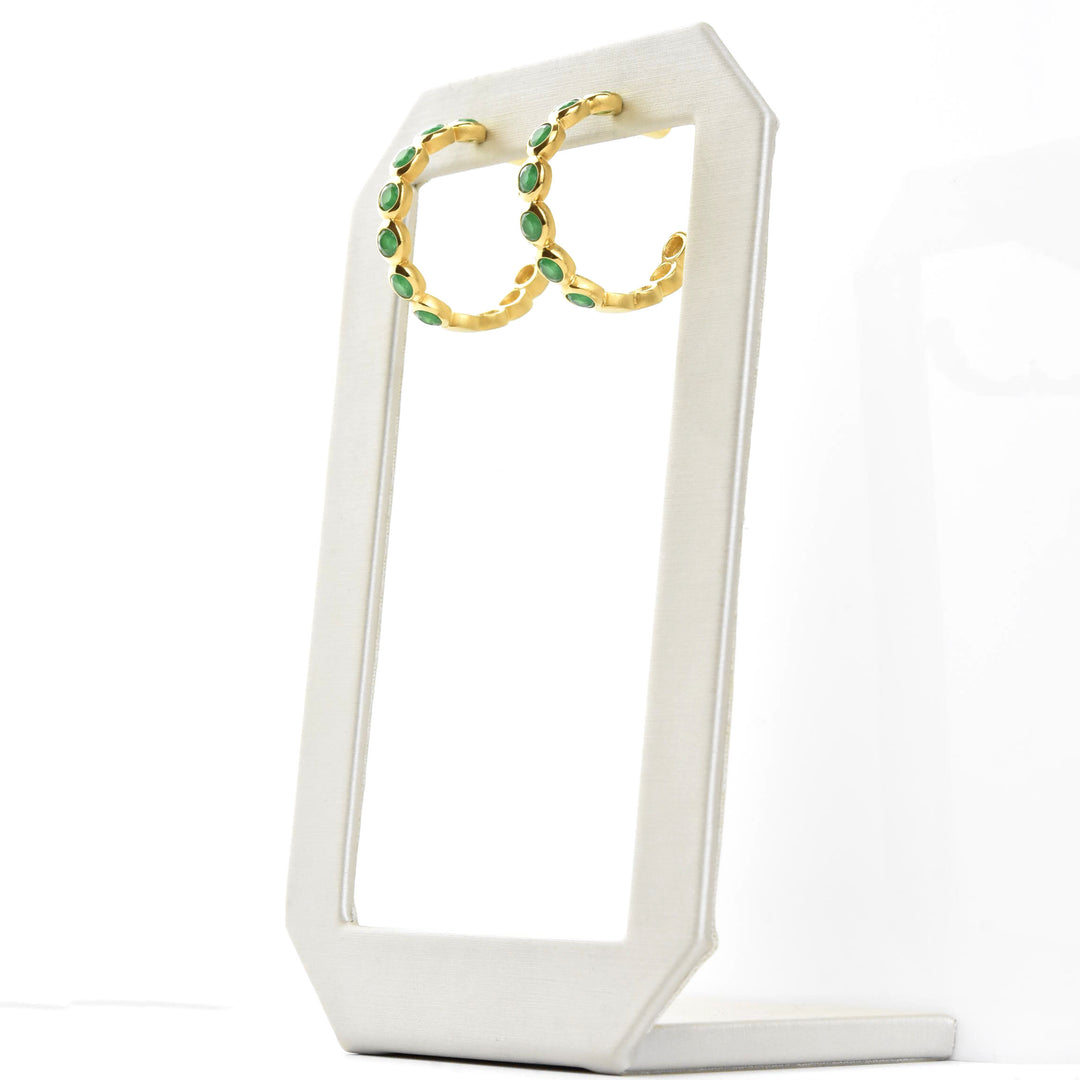 Signature Eternity Hoops Small - Goldmakers Fine Jewelry