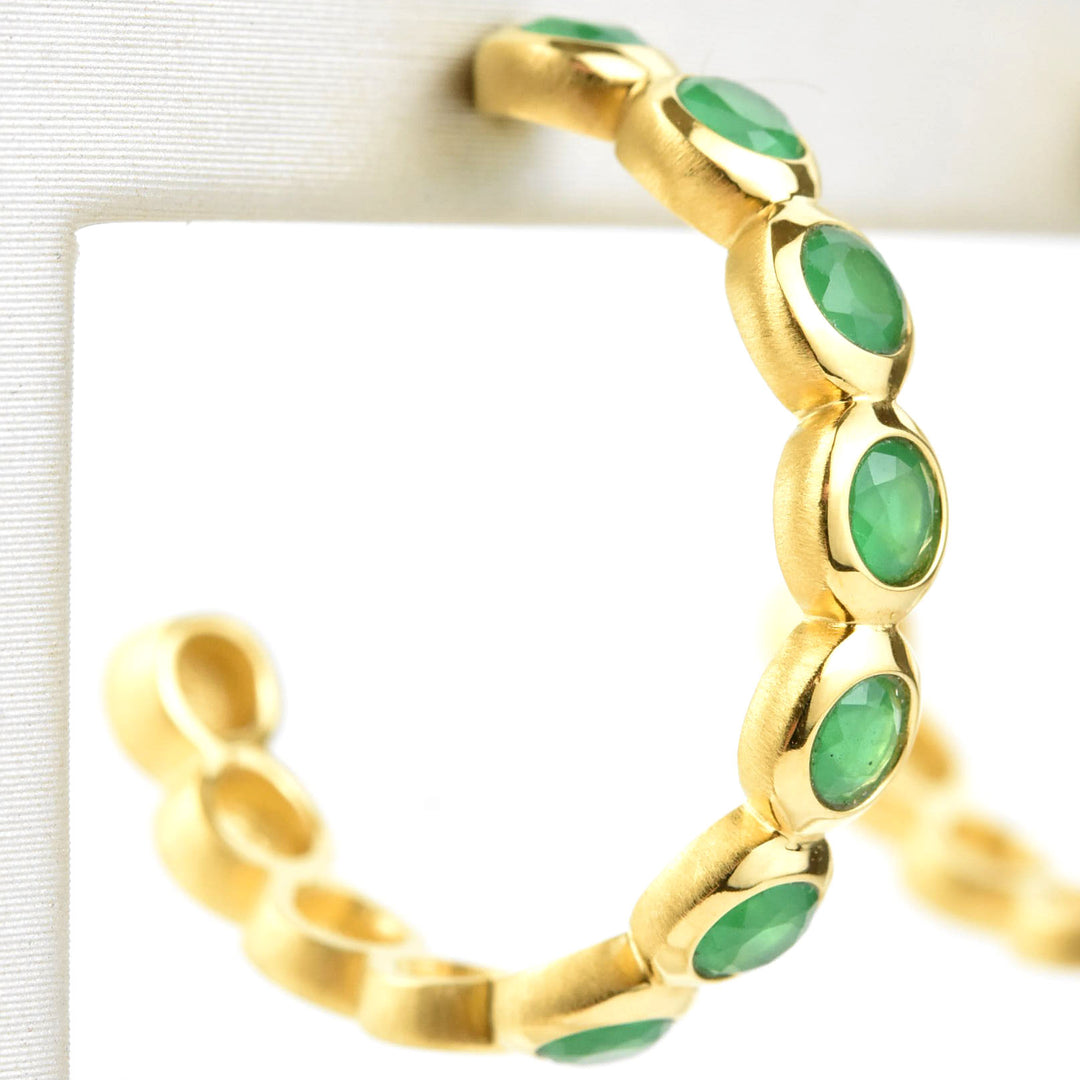 Signature Eternity Hoops Small - Goldmakers Fine Jewelry