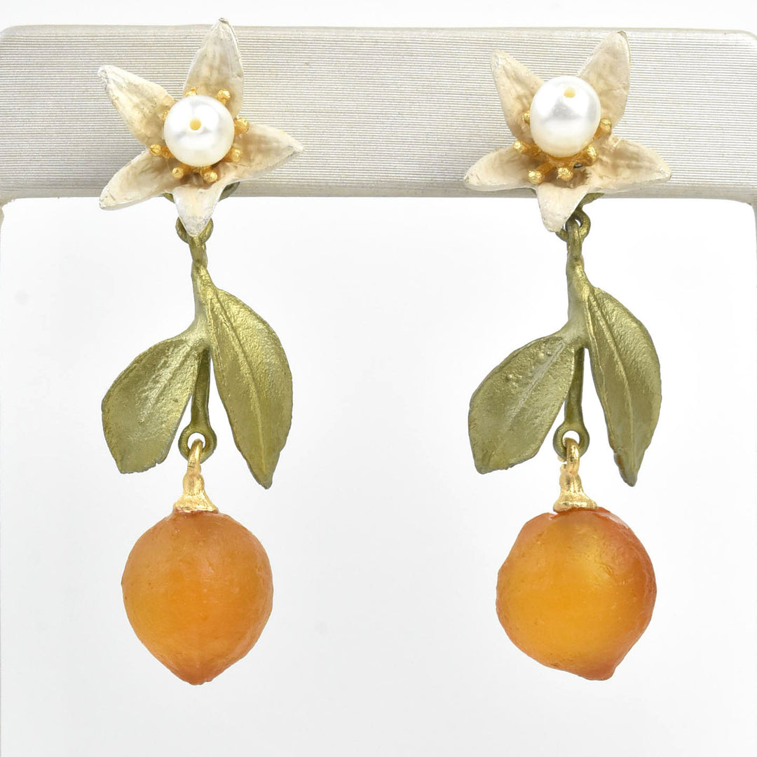 Orange Blossom Earrings - Goldmakers Fine Jewelry