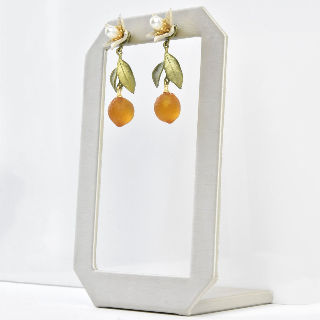 Orange Blossom Earrings - Goldmakers Fine Jewelry