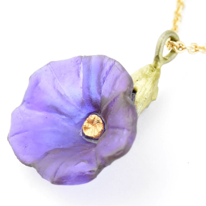 Single Petunia Necklace - Goldmakers Fine Jewelry