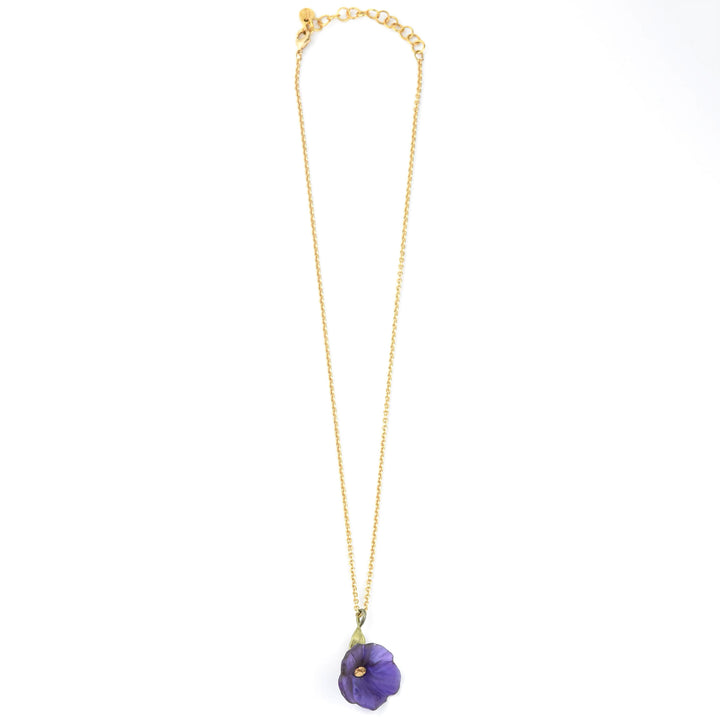 Single Petunia Necklace - Goldmakers Fine Jewelry