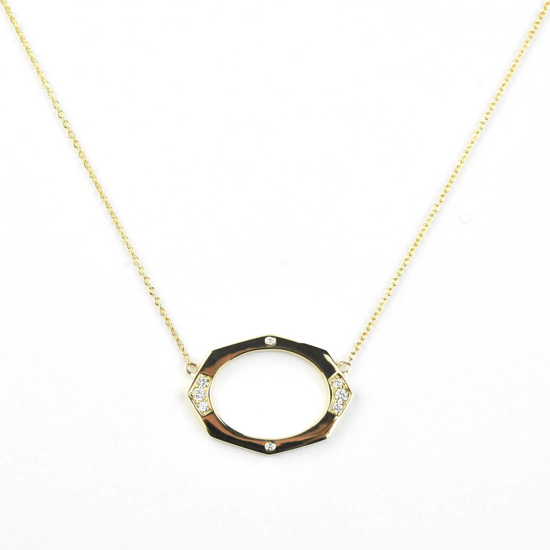 Small Affinity Sans Diamond Necklace, 14k - Goldmakers Fine Jewelry