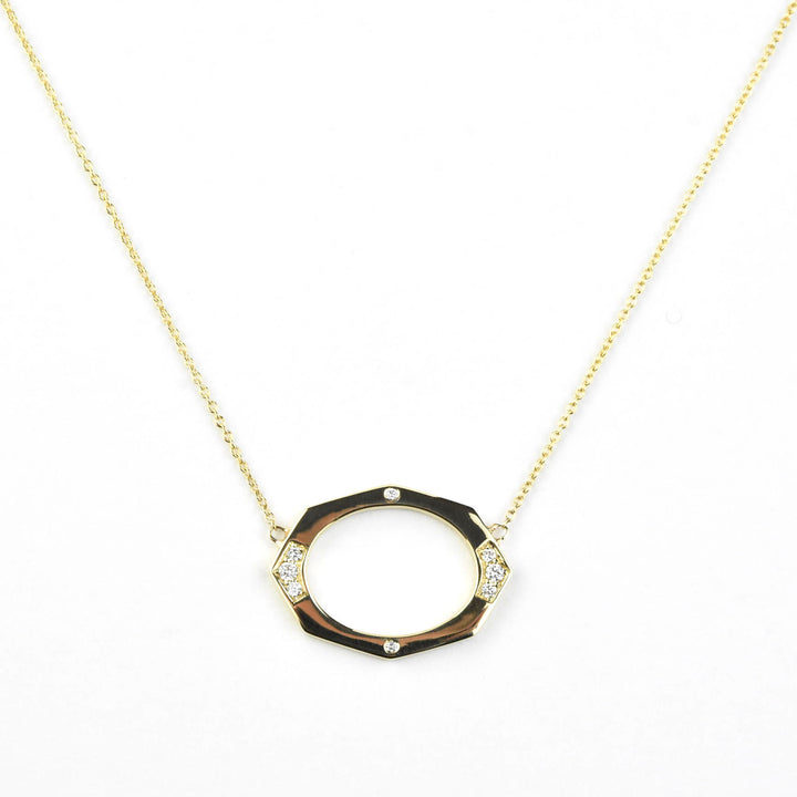 Small Affinity Sans Diamond Necklace, 14k - Goldmakers Fine Jewelry